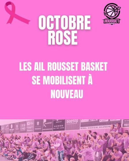 les AIL Rousset Basket passent au rose