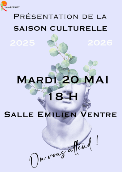 Présentation saison culturelle 2025/2026