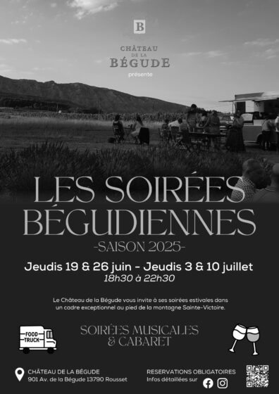 soirées bégudiennes au château de la Bégude
