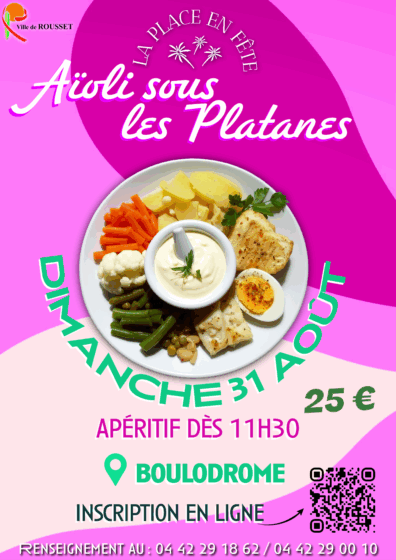 Aïoli sous les Platanes