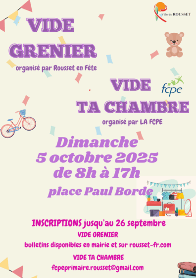 VIDE-GRENIERS ET VIDE TA CHAMBRE