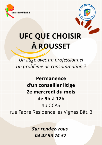 UFC-Que Choisir à Rousset