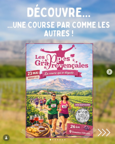 L&rsquo;association SMTF organise la course pédestre à travers les vignes roussetaines : les grappes provençales le 23 mai 2026