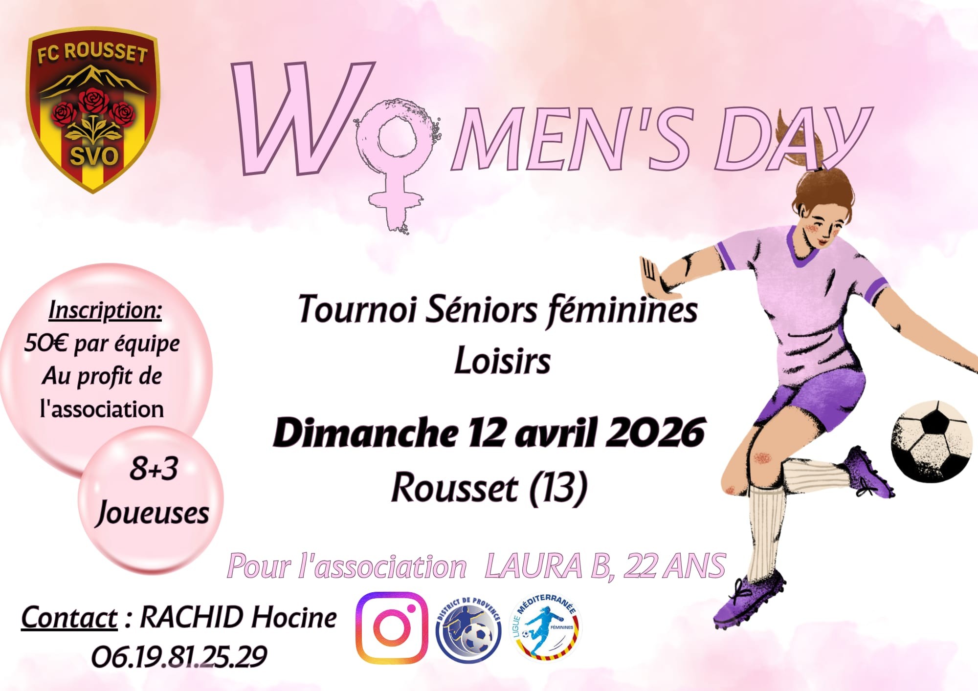 Affiche tournoi senior féminines