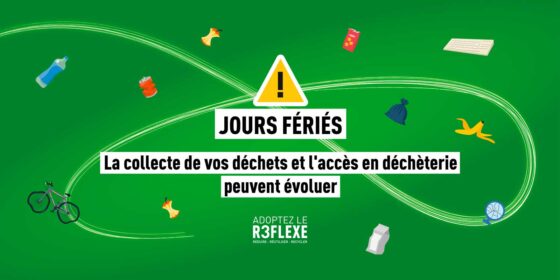 Mois de mai 2026 : ajustement des jours d&rsquo;ouverture de la déchèterie et collecte des déchets