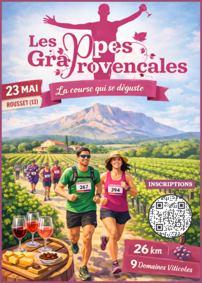 Course pédestre « les grappes provençales » samedi 23 mai 2026