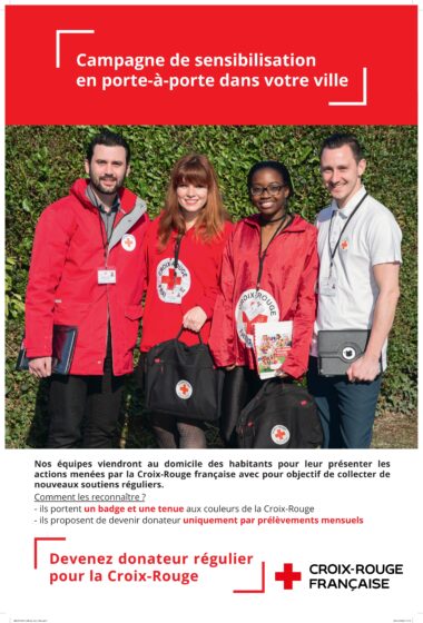 Croix-Rouge : campagne de sensibilisation en porte-à-porte