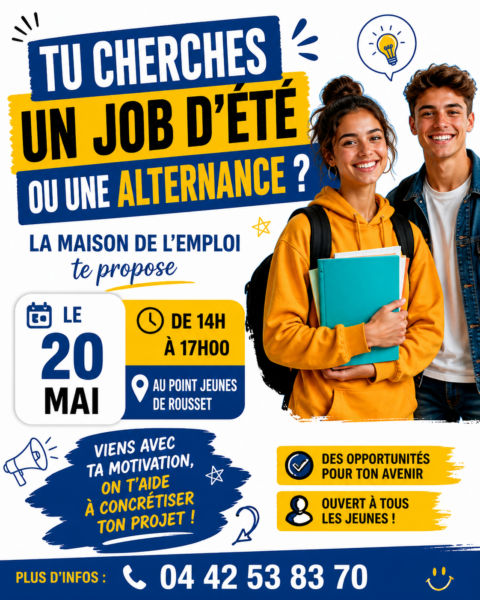 Affiche job d'été
