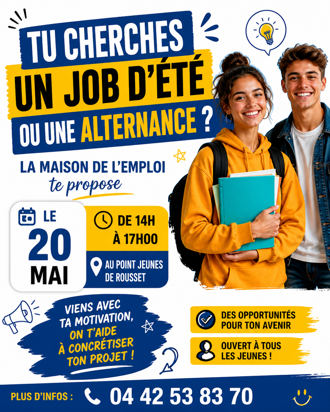Affiche job d'été