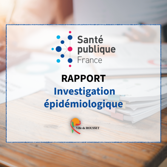 Rapport de l&rsquo;Agence Santé Publique France – Contamination de l&rsquo;eau
