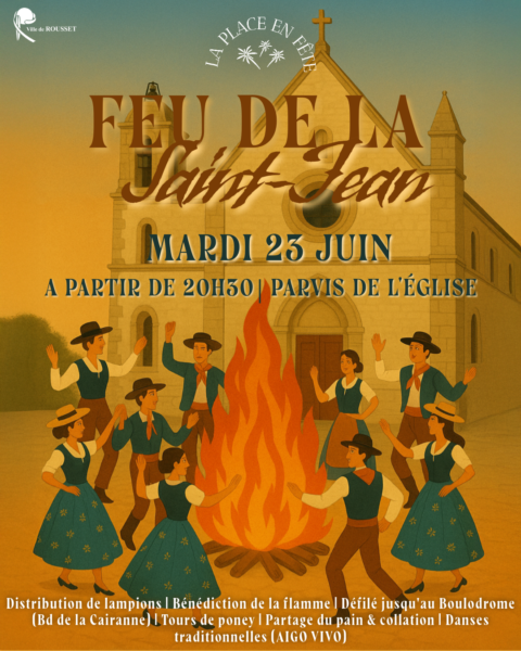 affiche feu de la saint jean