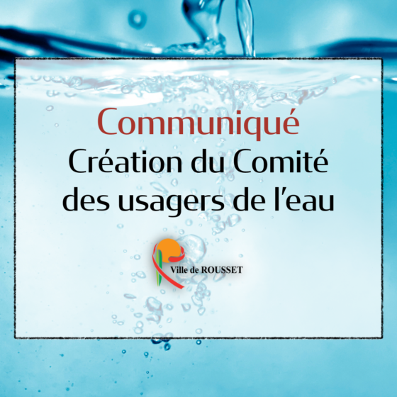 Création du Comité des usagers de l’eau : le maire Philippe Pignon renforce le dialogue avec les habitants