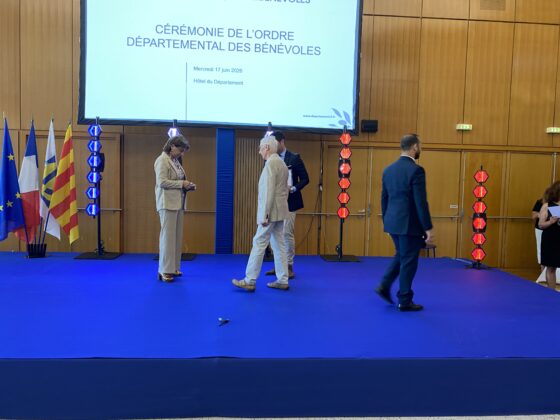 Conseil départemental : remise d&rsquo;une médaille d&rsquo;or à Louis Germain (ASPR) pour son engagement associatif