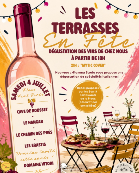 affiche fete des terrasses