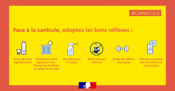 vigilance orange canicule: les bons gestes à adopter