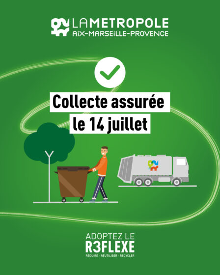 14 juillet 2026 : Collecte des ordures ménagères et bacs jaunes 