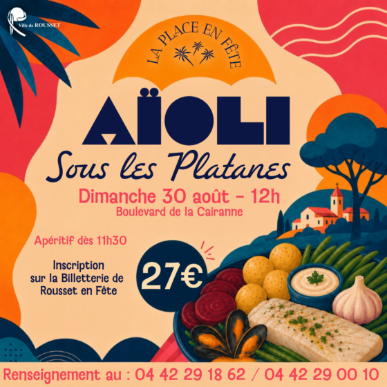 Aïoli sous les Platanes