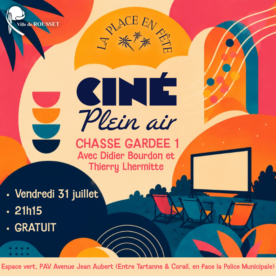 affiche ciné plein air