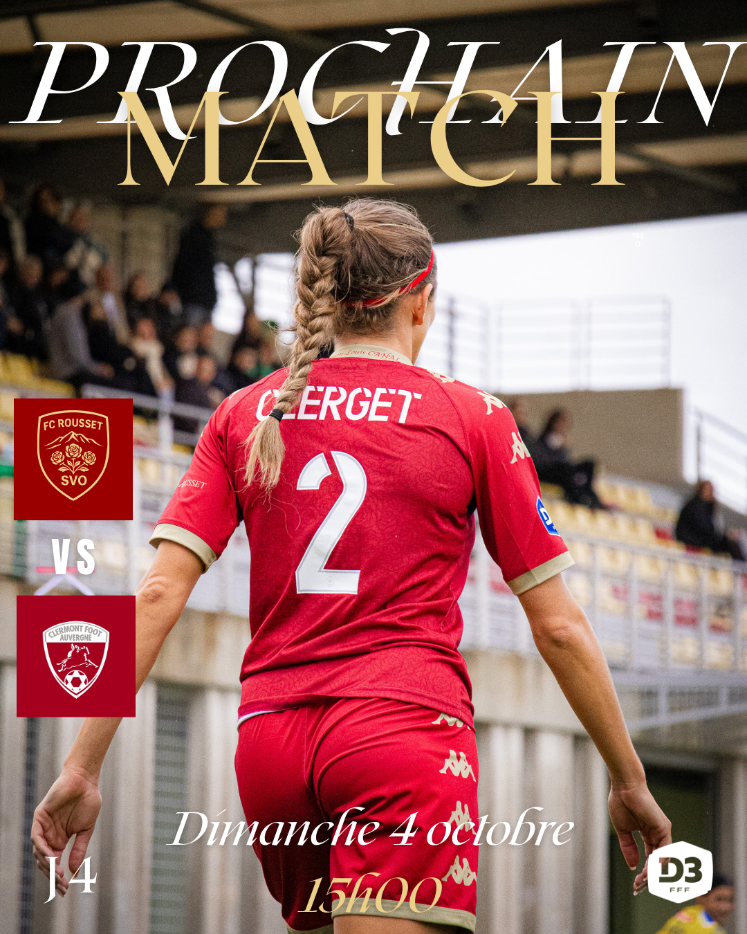 Affiche match D3F
