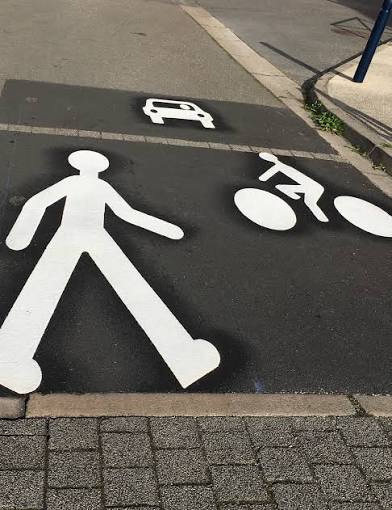 Zones de partage centre ville