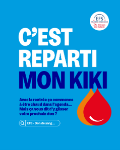 Collecte de sang mercredi 16 septembre 2016 de 15h à 19h30 salle Emilien Ventre