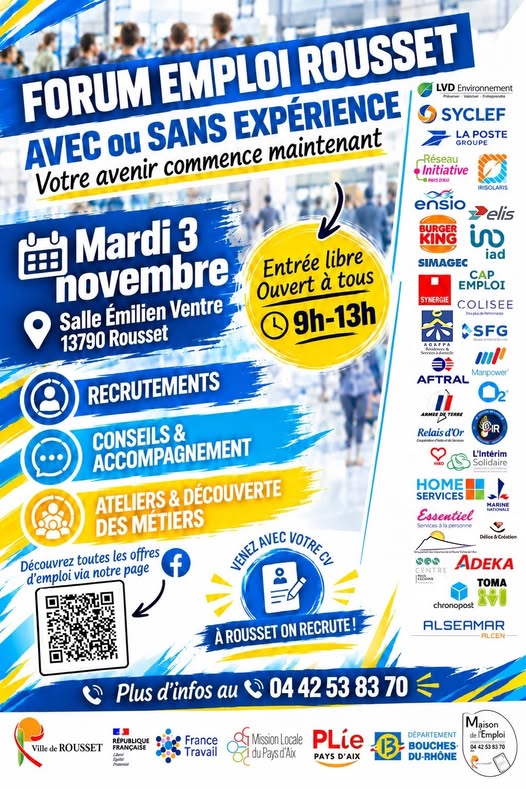 affiche maison de l'emploi