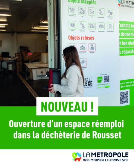 Nouvel espace réemploi à la déchèterie de Rousset